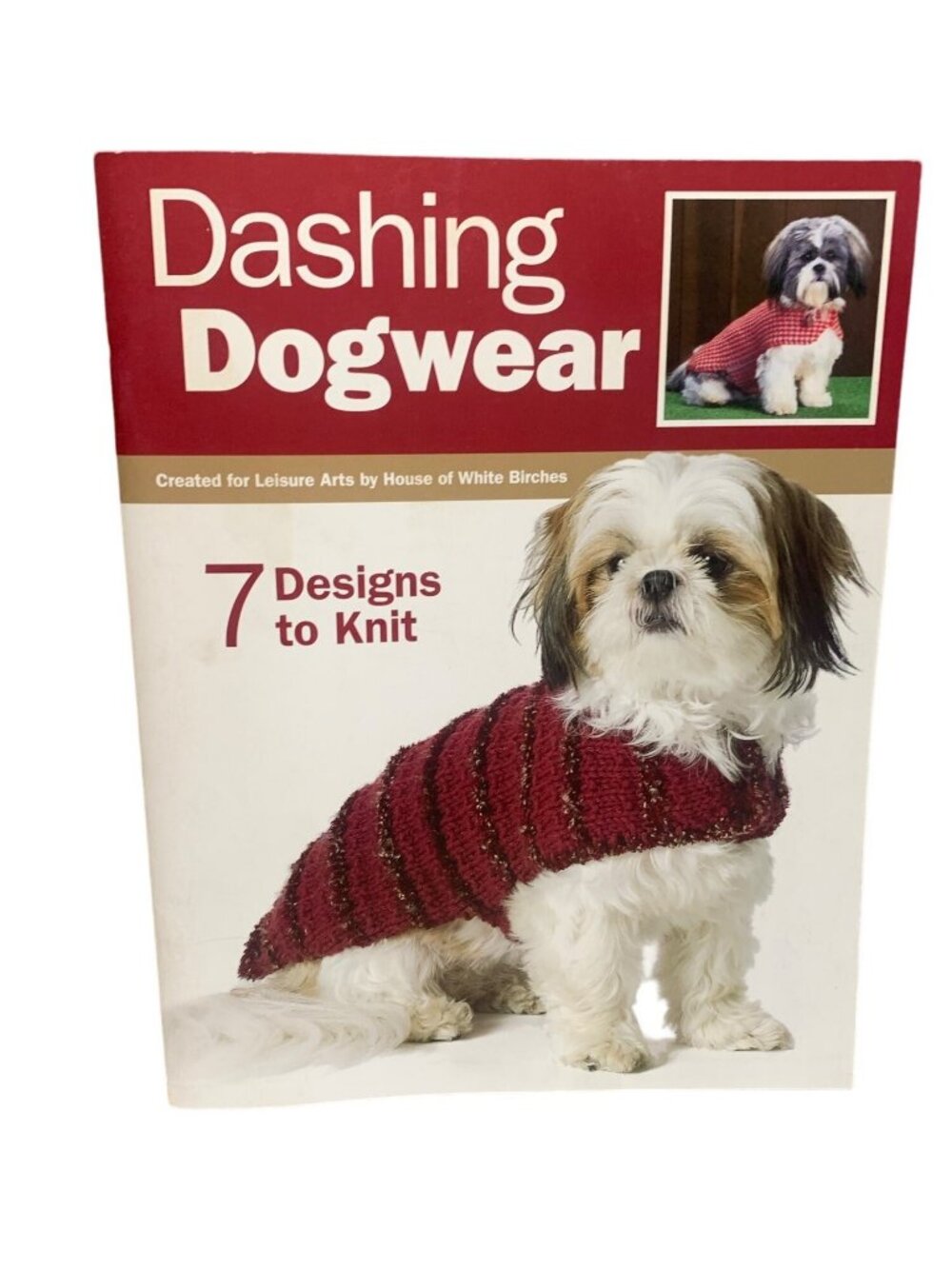 Dashing Dogwear: 7 Designs To Knit Pattern Book By Leisure Arts